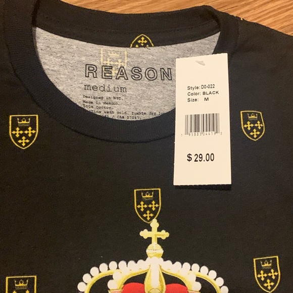 REASON Mens Medium Shirt - Picture 2 of 2